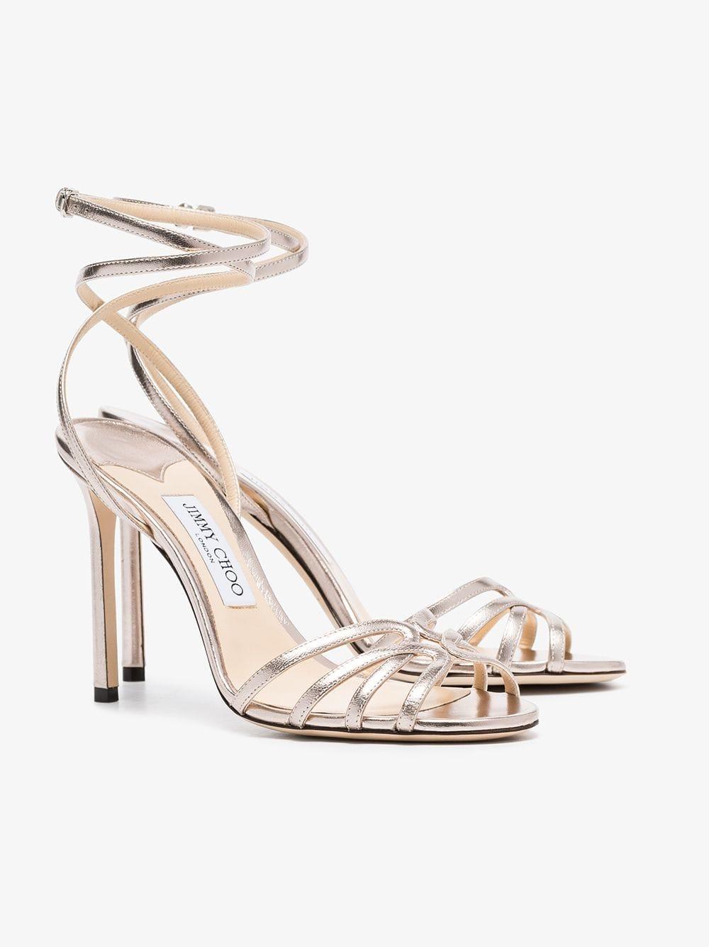 jimmy choo rose gold sneakers