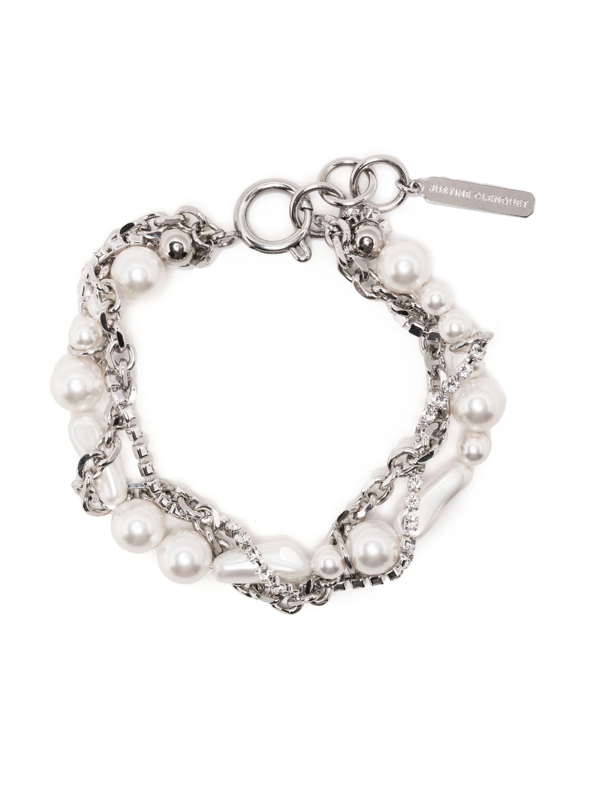 Justine Clenquet -tone Taylor Crystal Pearl Bracelet - Women's