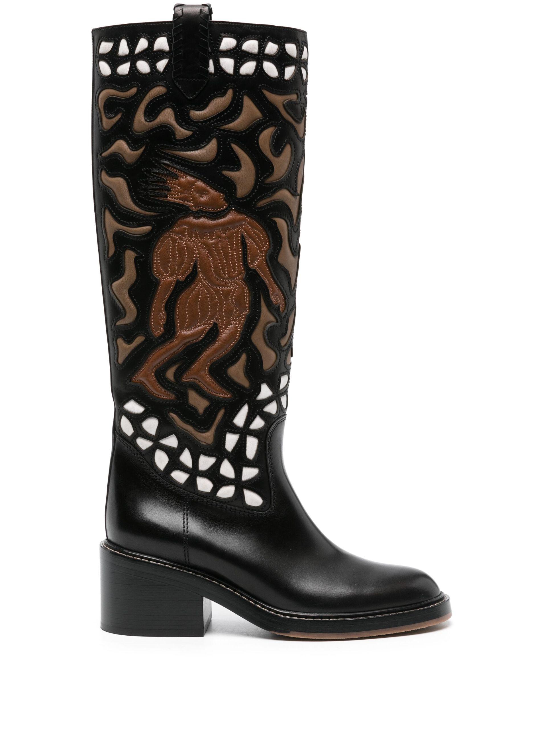 ChloÃ© Mallo leather ankle boots