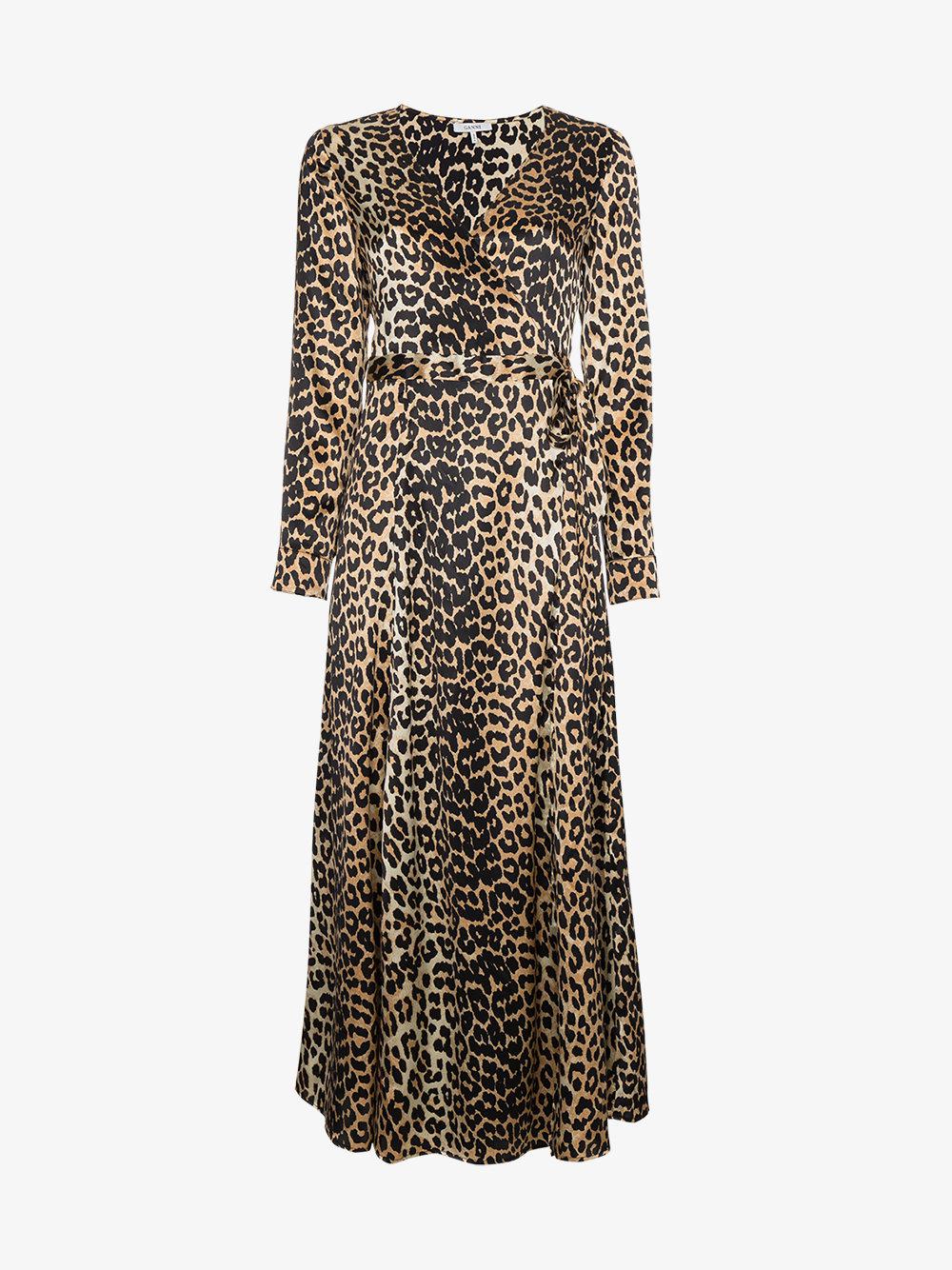 leopard print robe silk