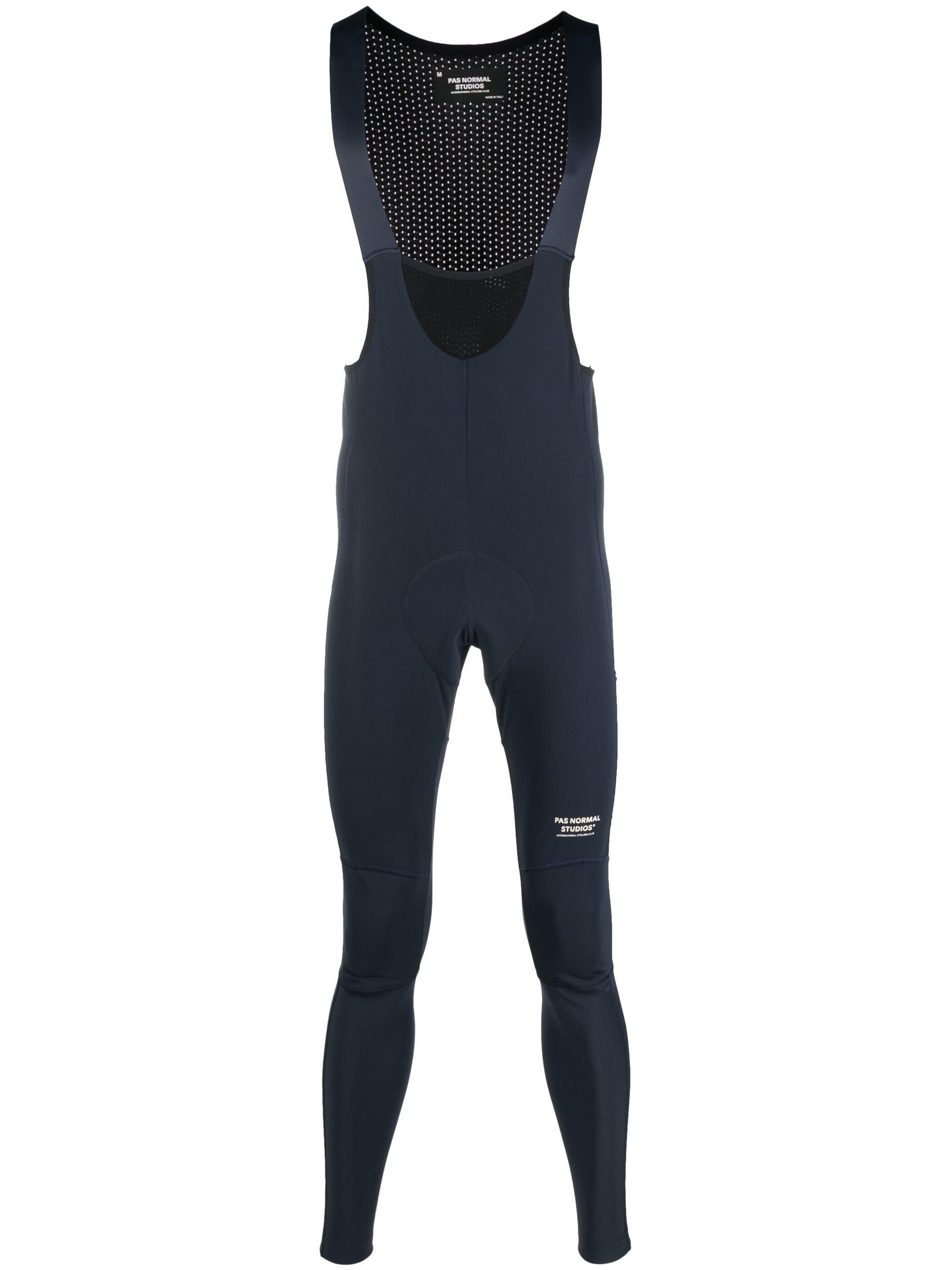 Pas Normal Studios T.k.o. Deep Winter Cycling Bib Tights in Blue for