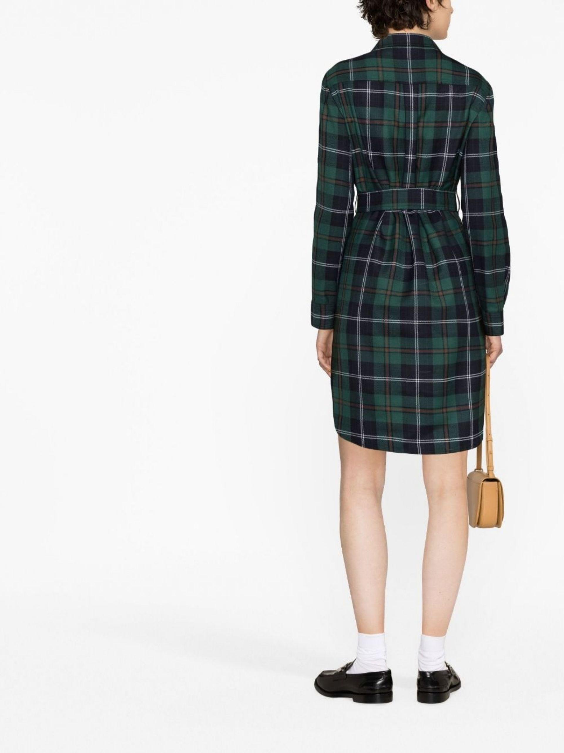 Burberry Women's Giovanna Check Belted Shirtdress