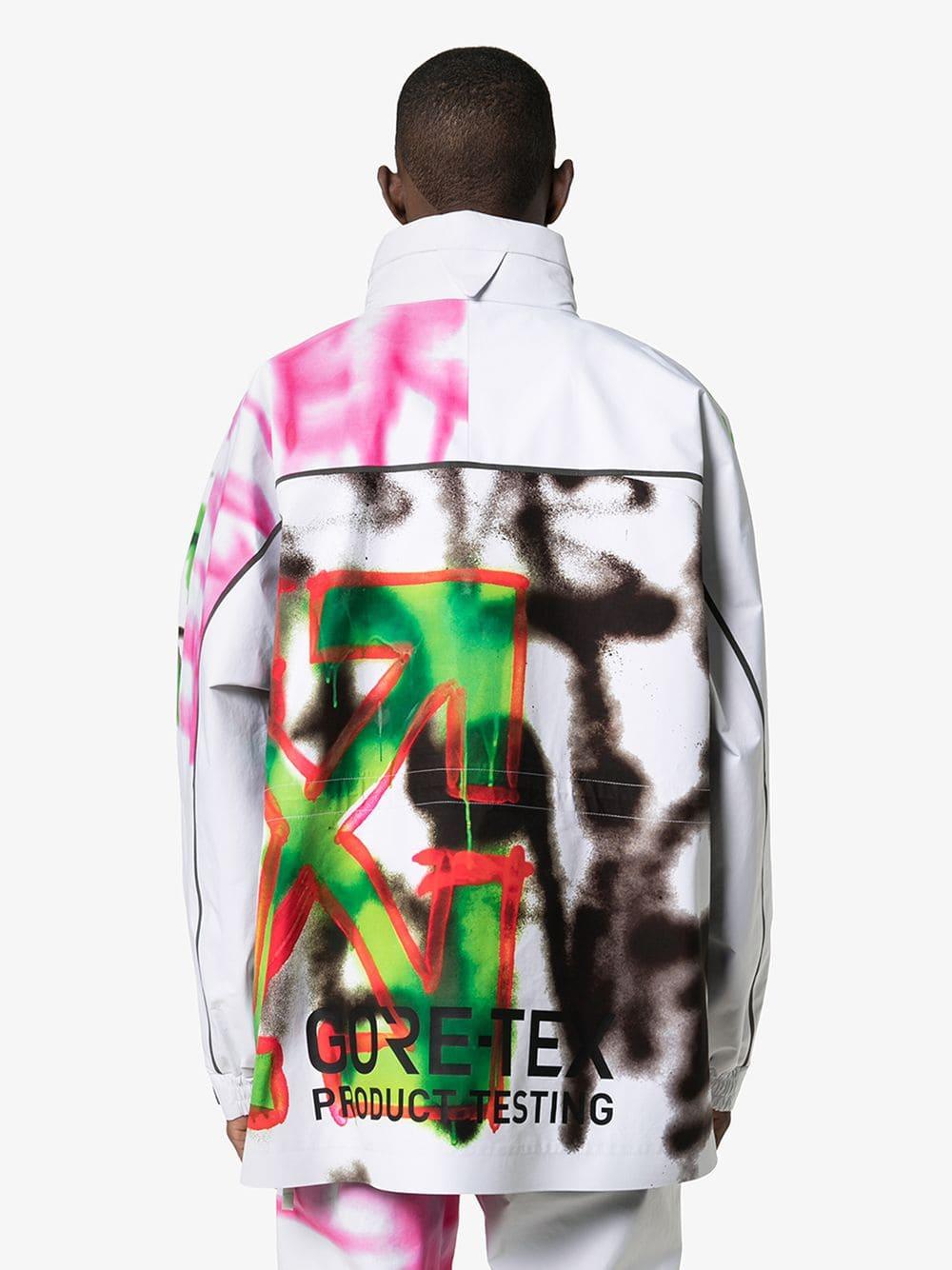 100 %品質保証 GORE-TEX 19AW OFF-WHITE SKI XSサイズ JKT - マウンテンパーカー
