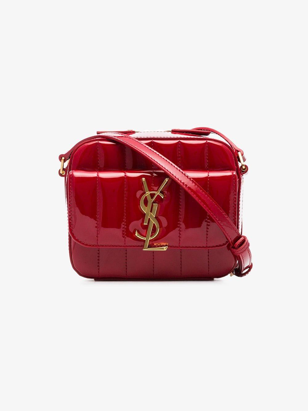 ysl camera bag red