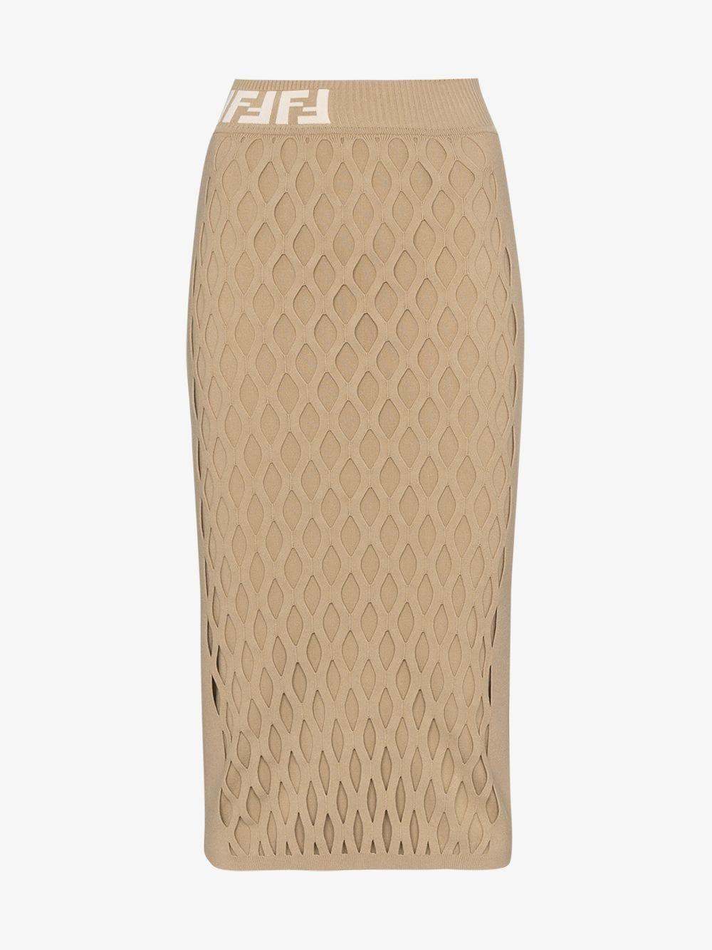 fendi knit skirt