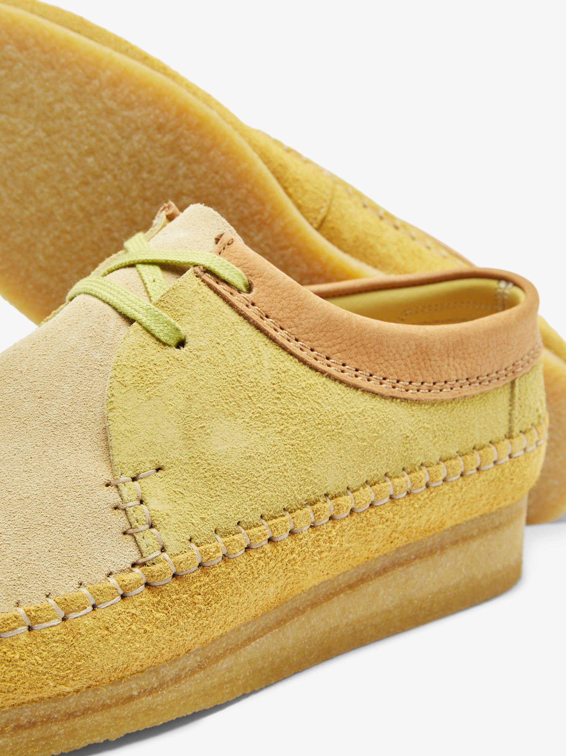 Clarks X Levis Weaver Suede Shoes in Yellow for Men - Lyst