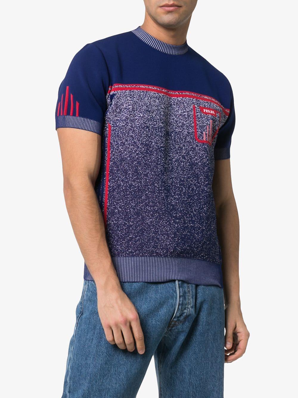 blue prada sweater