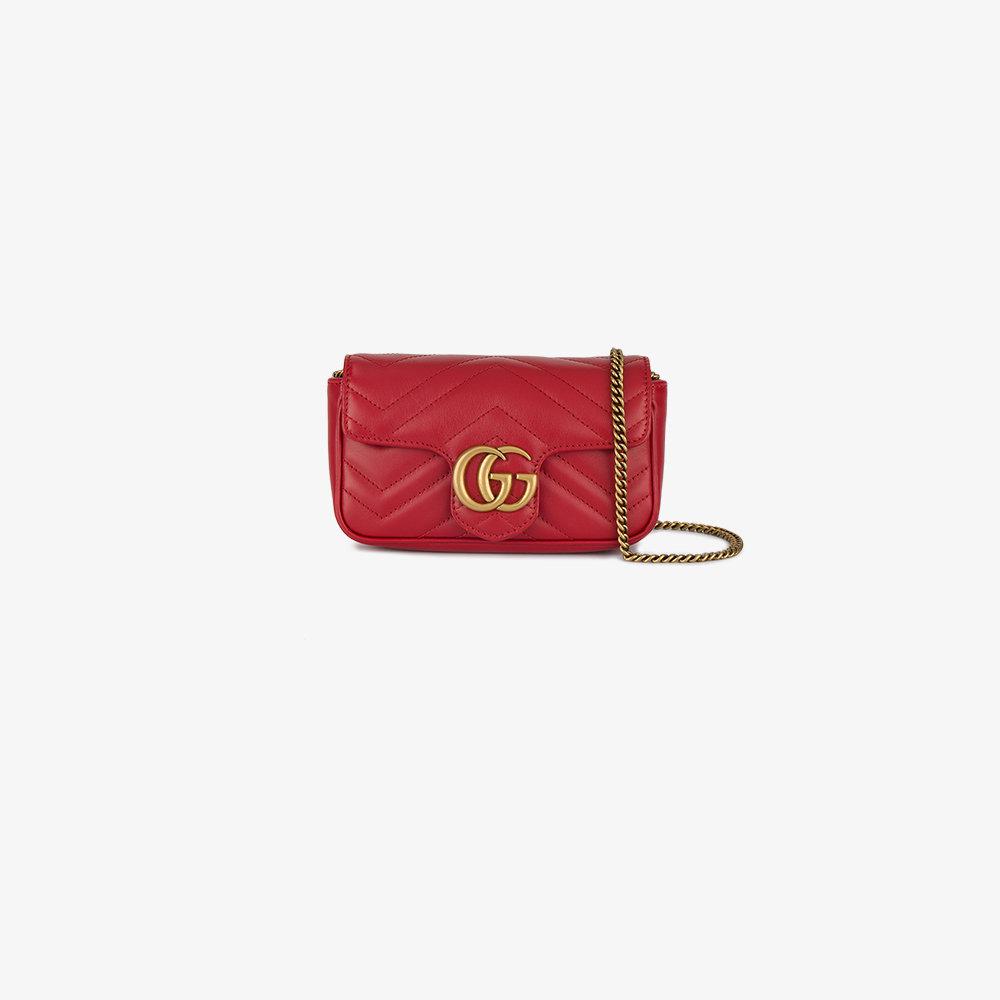 Gucci marmont super mini red - What's in my bag 
