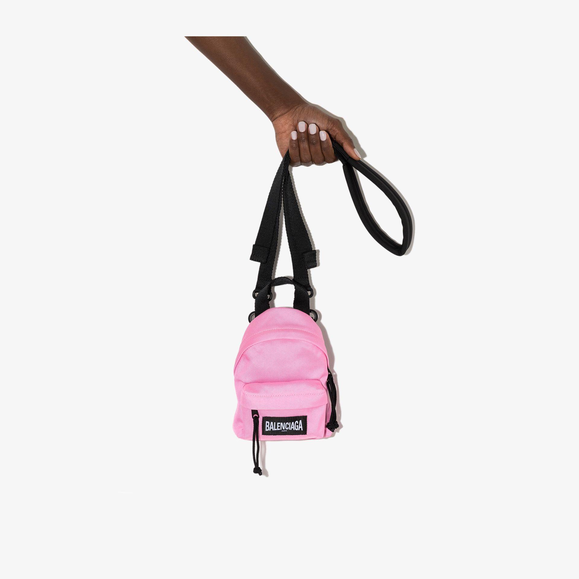 Pink Nylon Mini Backpack