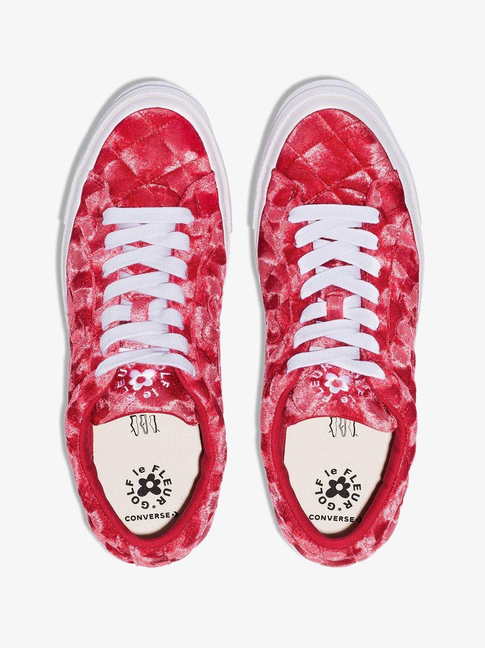 converse golf le fleur red