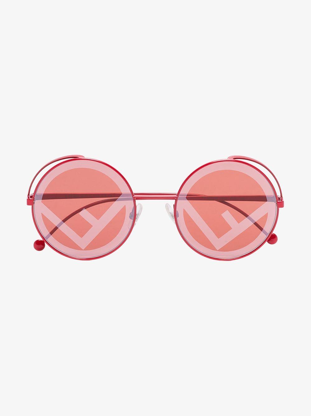 fendi sunglasses with f on lens