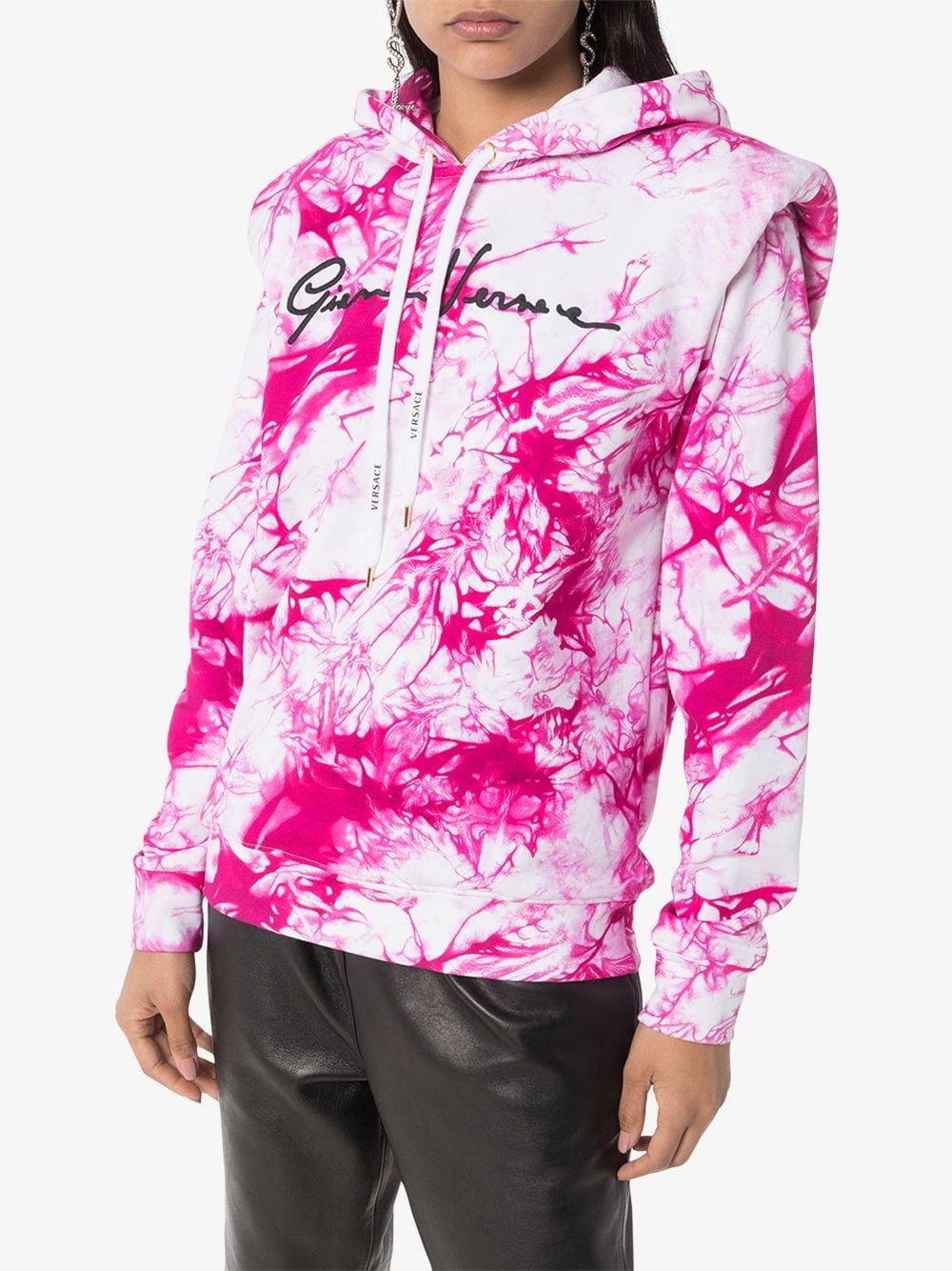 versace tie dye sweatshirt