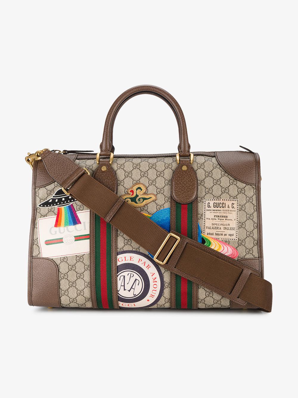 Gucci Courrier Soft Gg Supreme Duffle Bag
