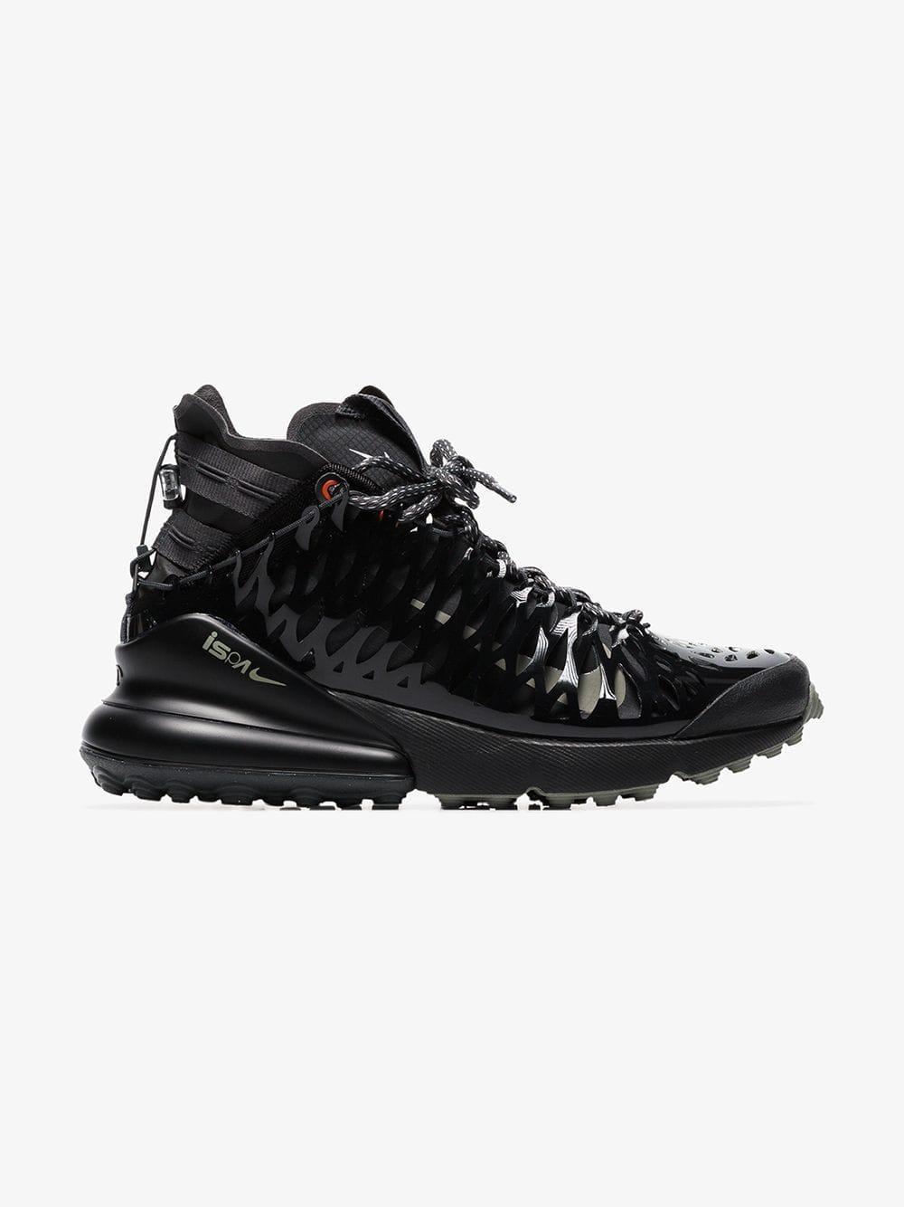 Nike Rubber Black Ispa Air Max 270 High Top Sneakers for Men - Lyst