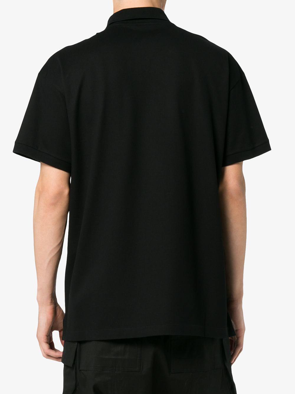 Balenciaga Cotton Black Political Logo Polo Shirt for Men - Lyst