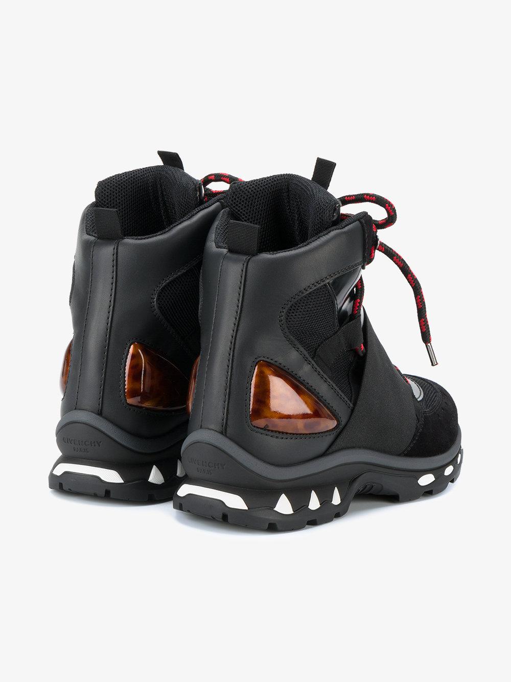 Givenchy Leather Trail Boot Sneakers in 