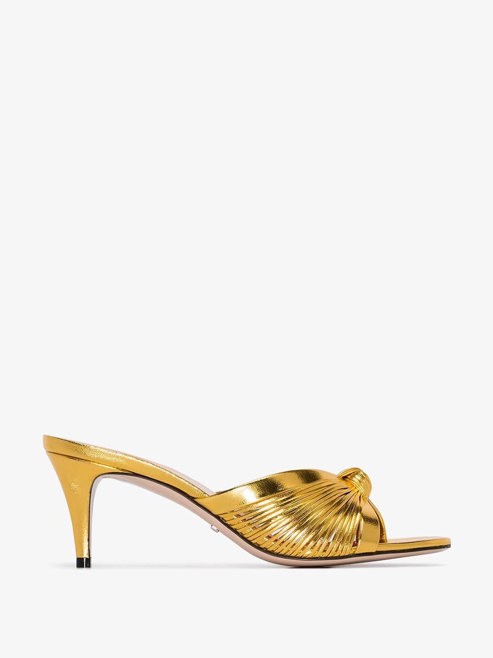 gucci knot heels