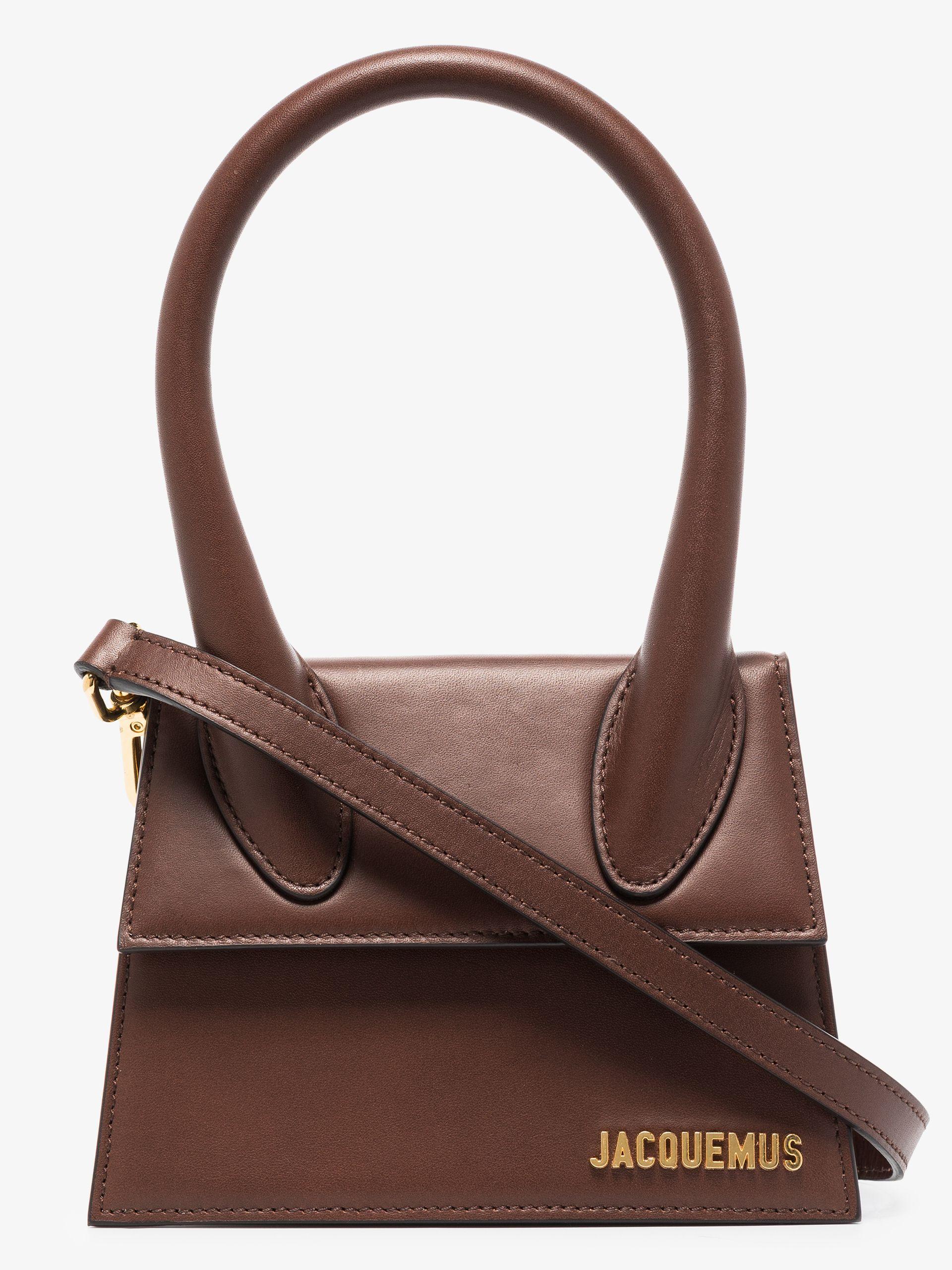 Jacquemus Dark Le Chiquito Leather Mini Bag in Brown Lyst