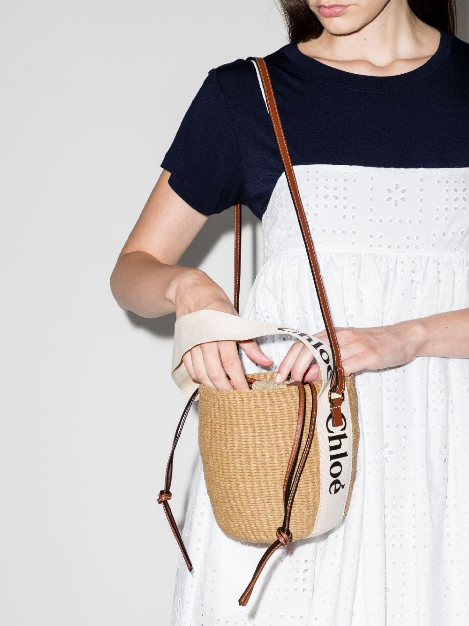 chloe small woody basket bag