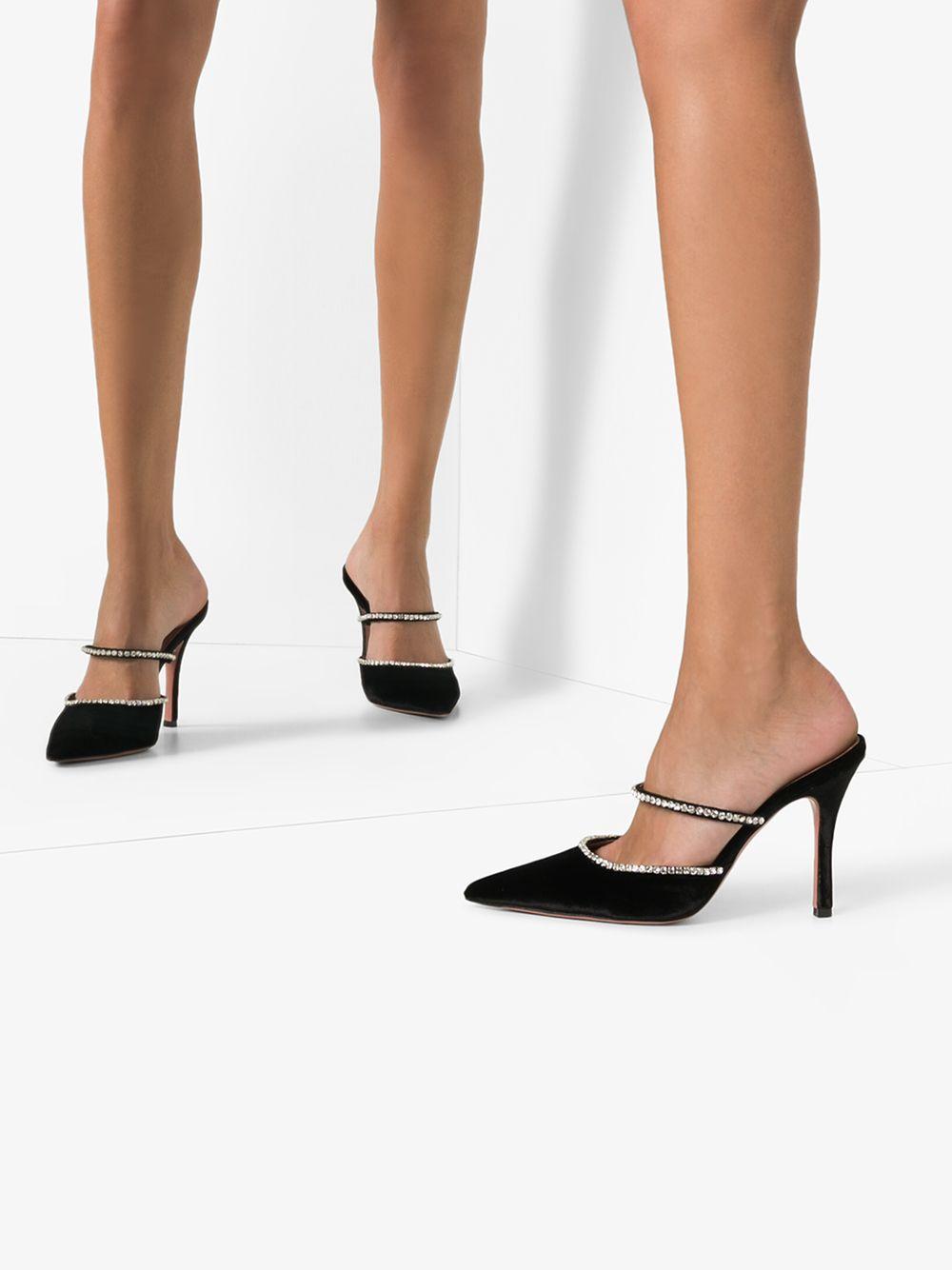 amina muaddi platform mules