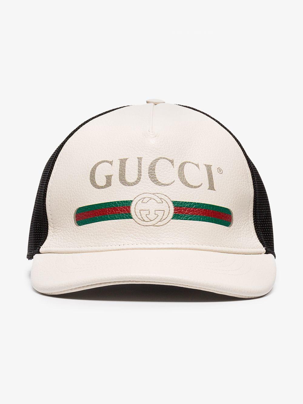 white gucci hats