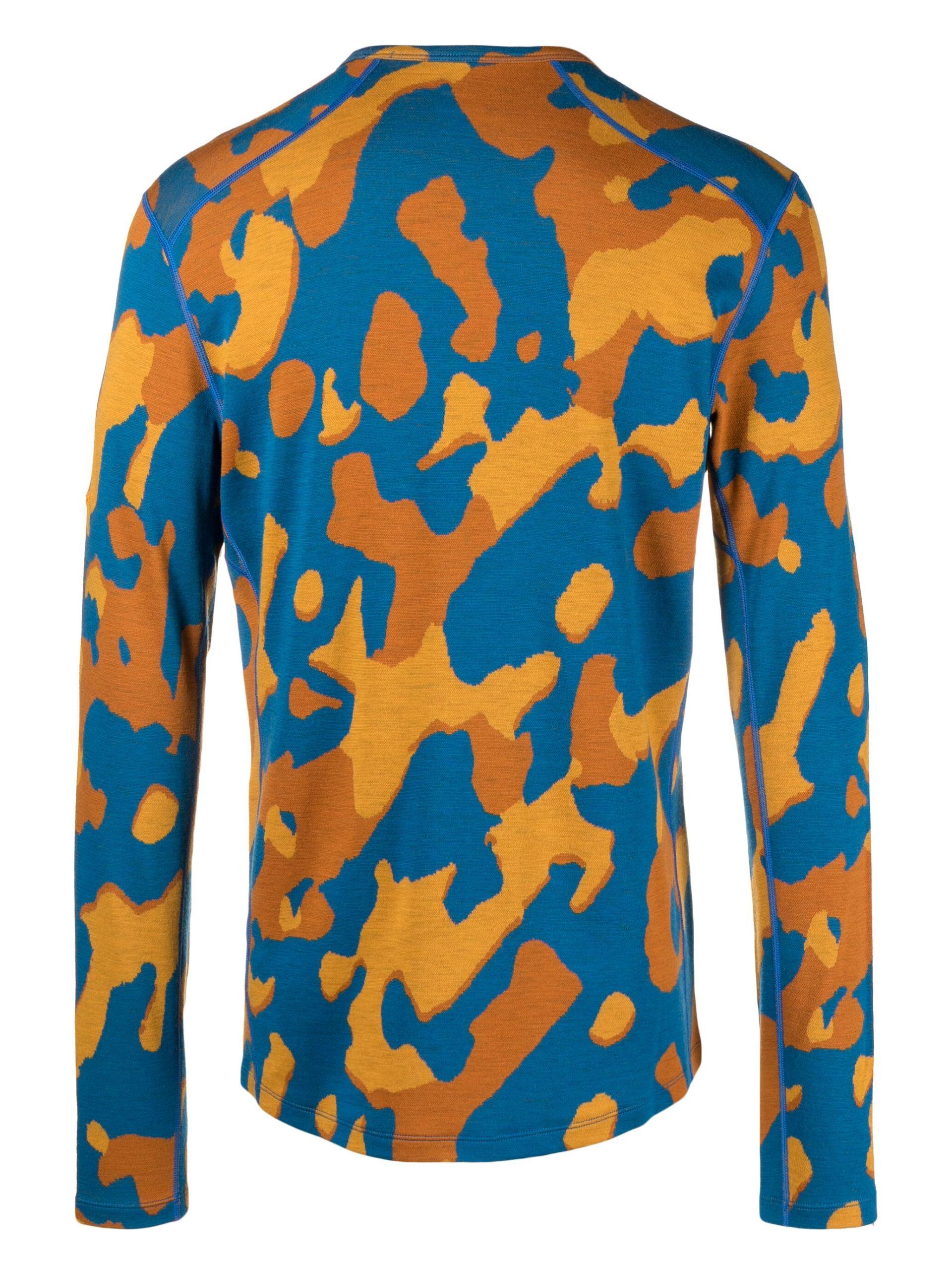 Mens orange store thermal shirt