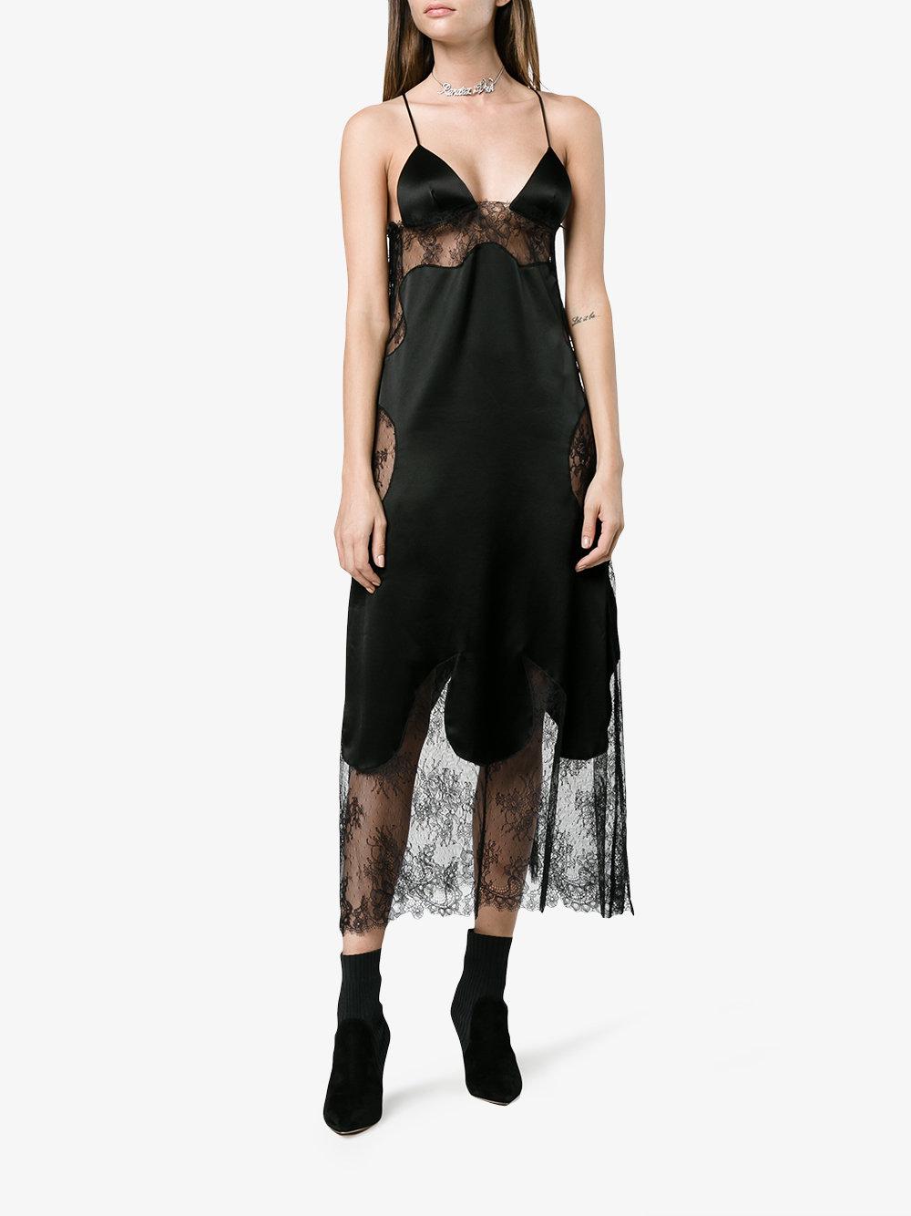 off white slip dress