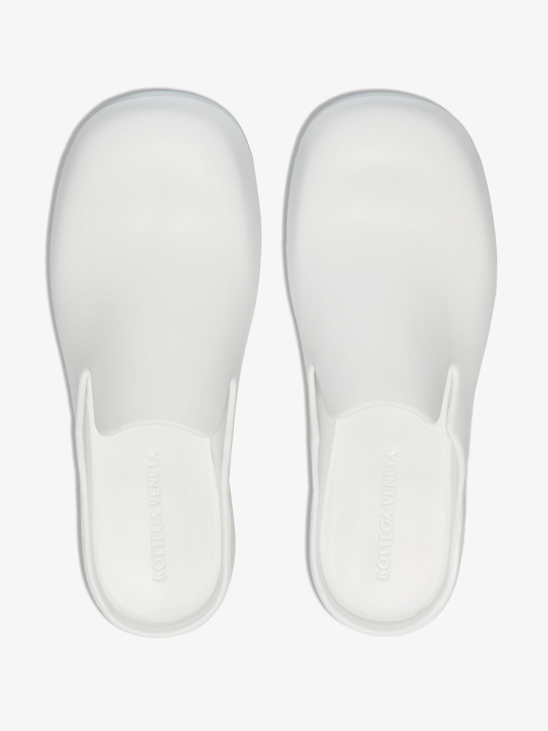 Bottega Veneta Flash Rubber Clogs in White for Men | Lyst