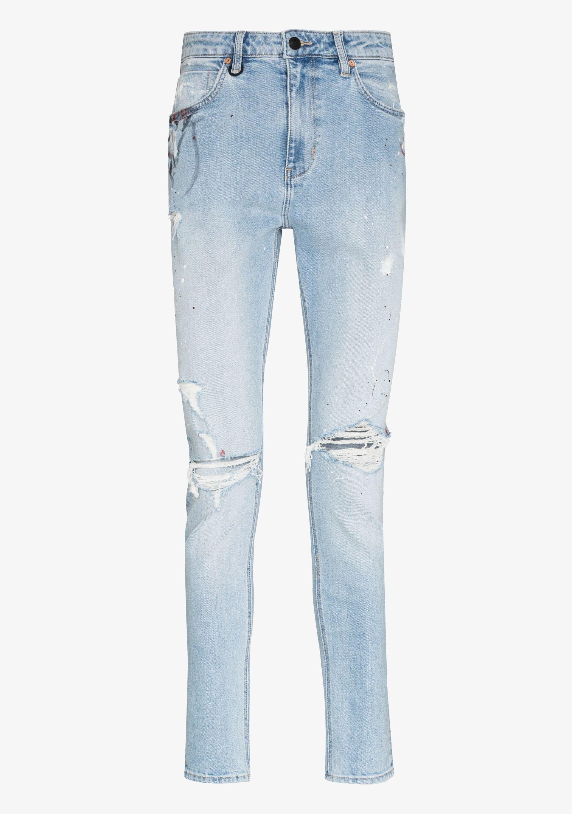 Neuw Loaded Art Ripped Skinny Jeans - Men's - Organic  Cotton/spandex/elastane in Blue for Men | Lyst