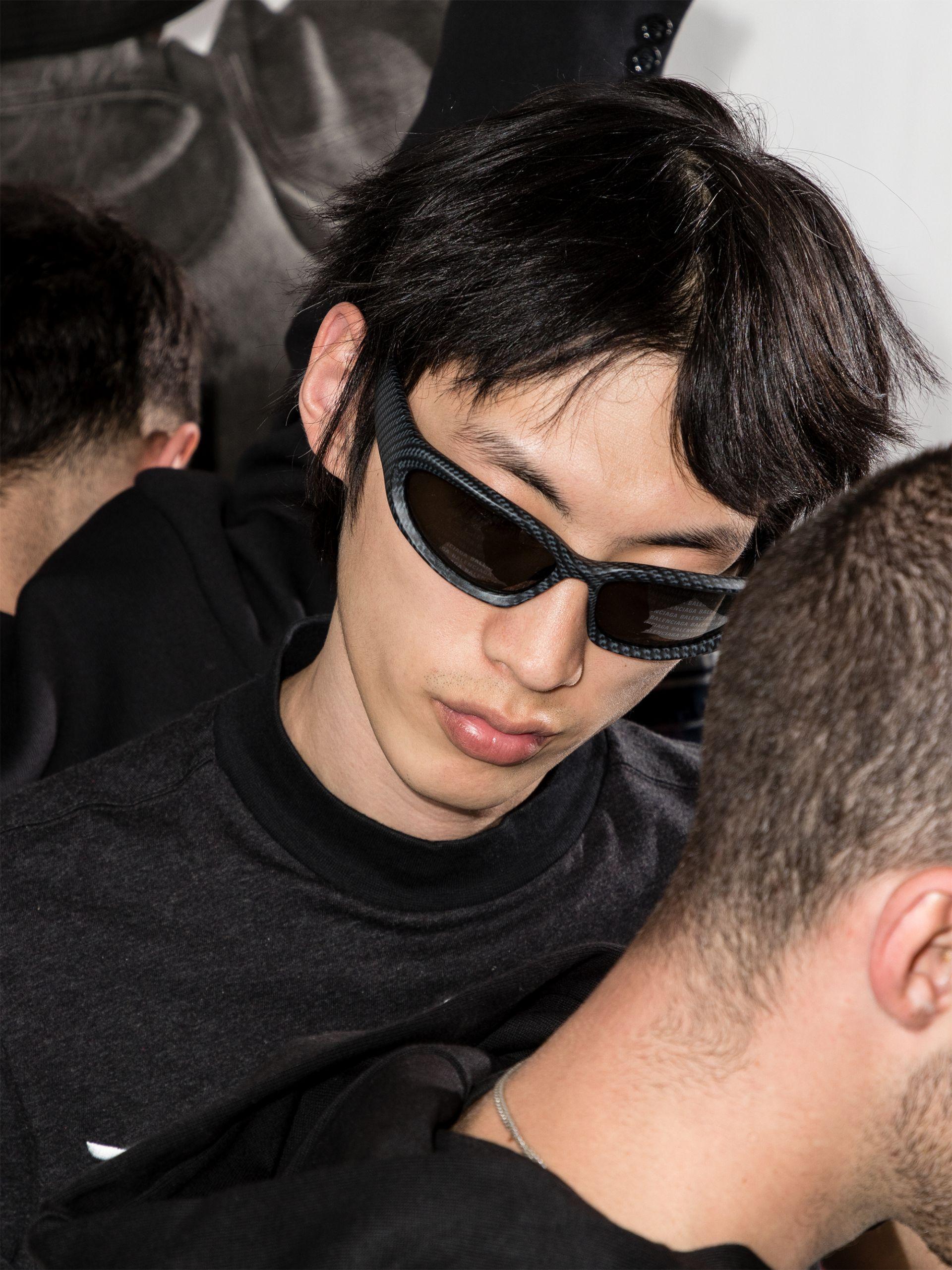 BALENCIAGA swift oval sunglasses