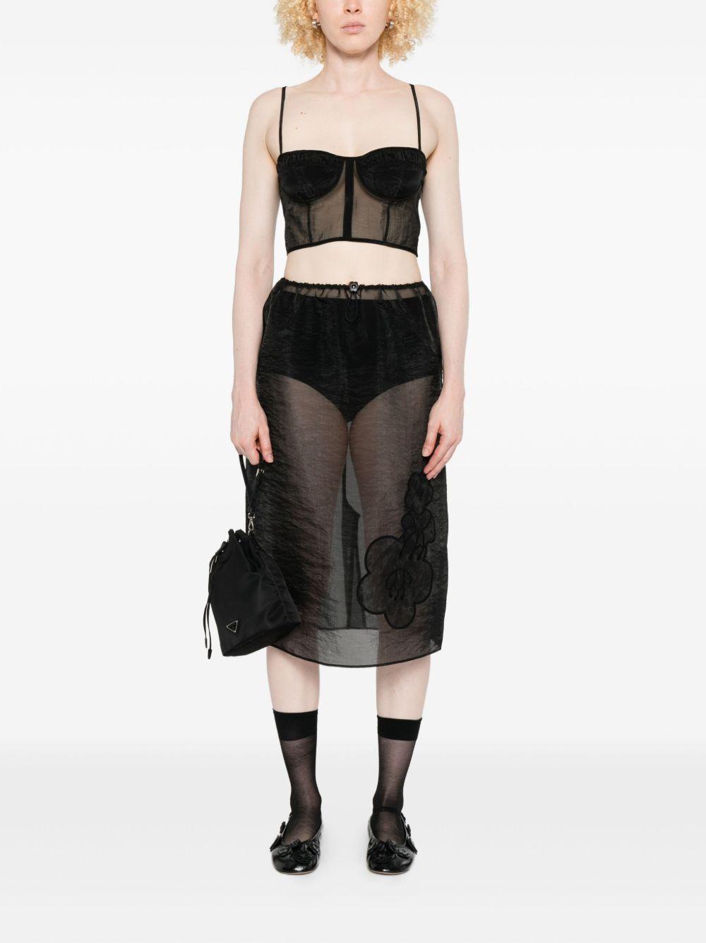 【関税&送料込】Cecilie Bahnsen Black Organza Bambi Skirt Cecilie Bahnsen Skirts for Women | Online Sale up to 54% off