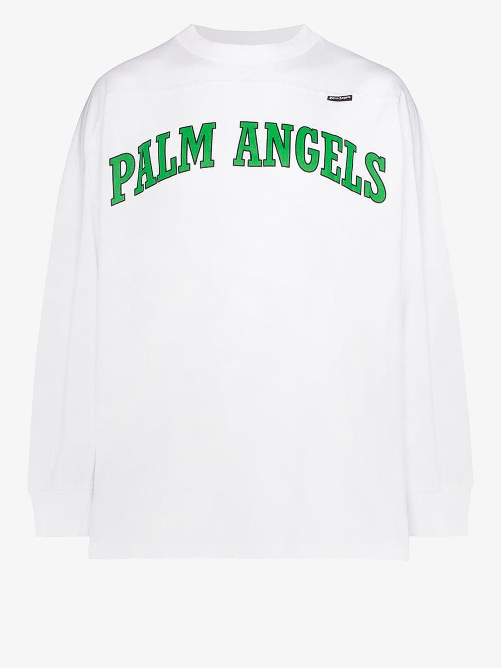 palm angels white long sleeve