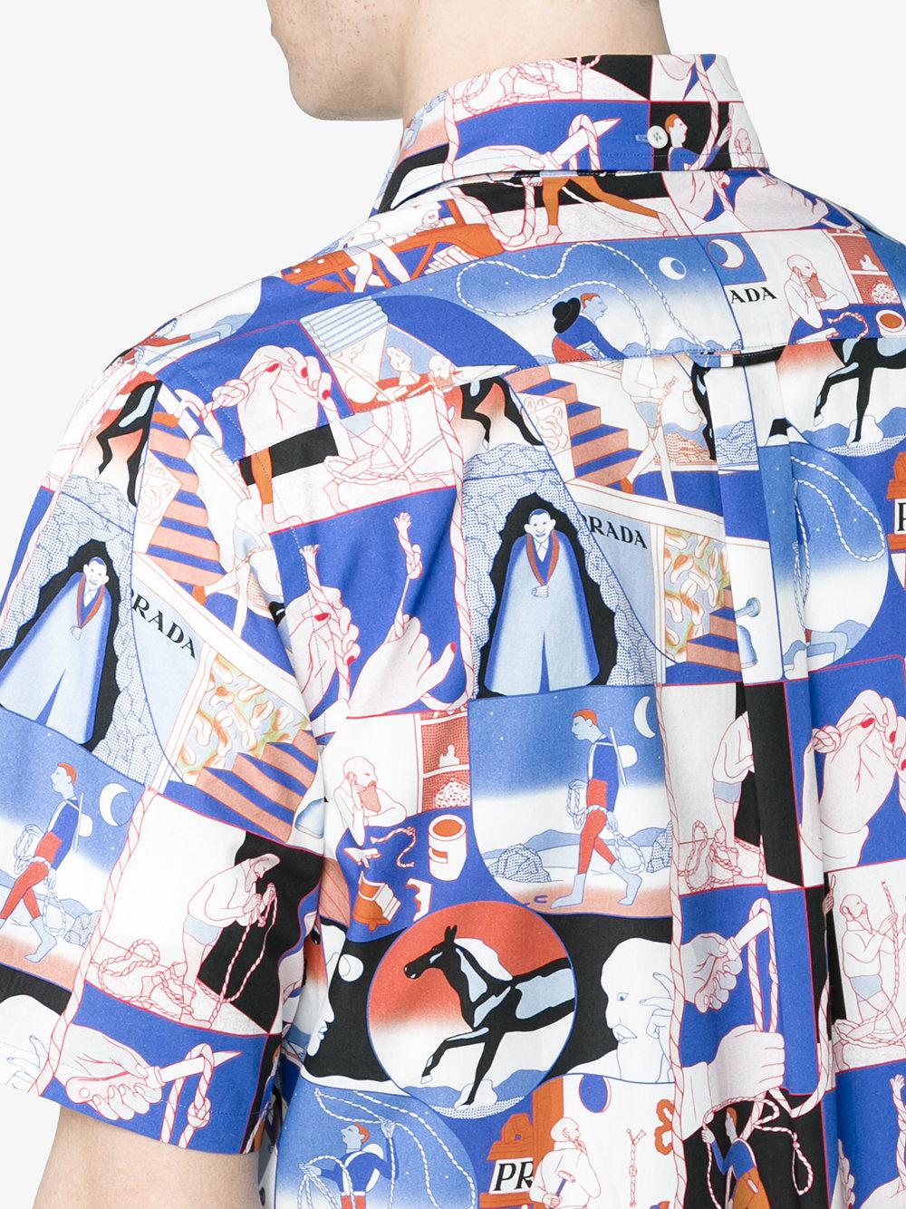 prada comic book shirt
