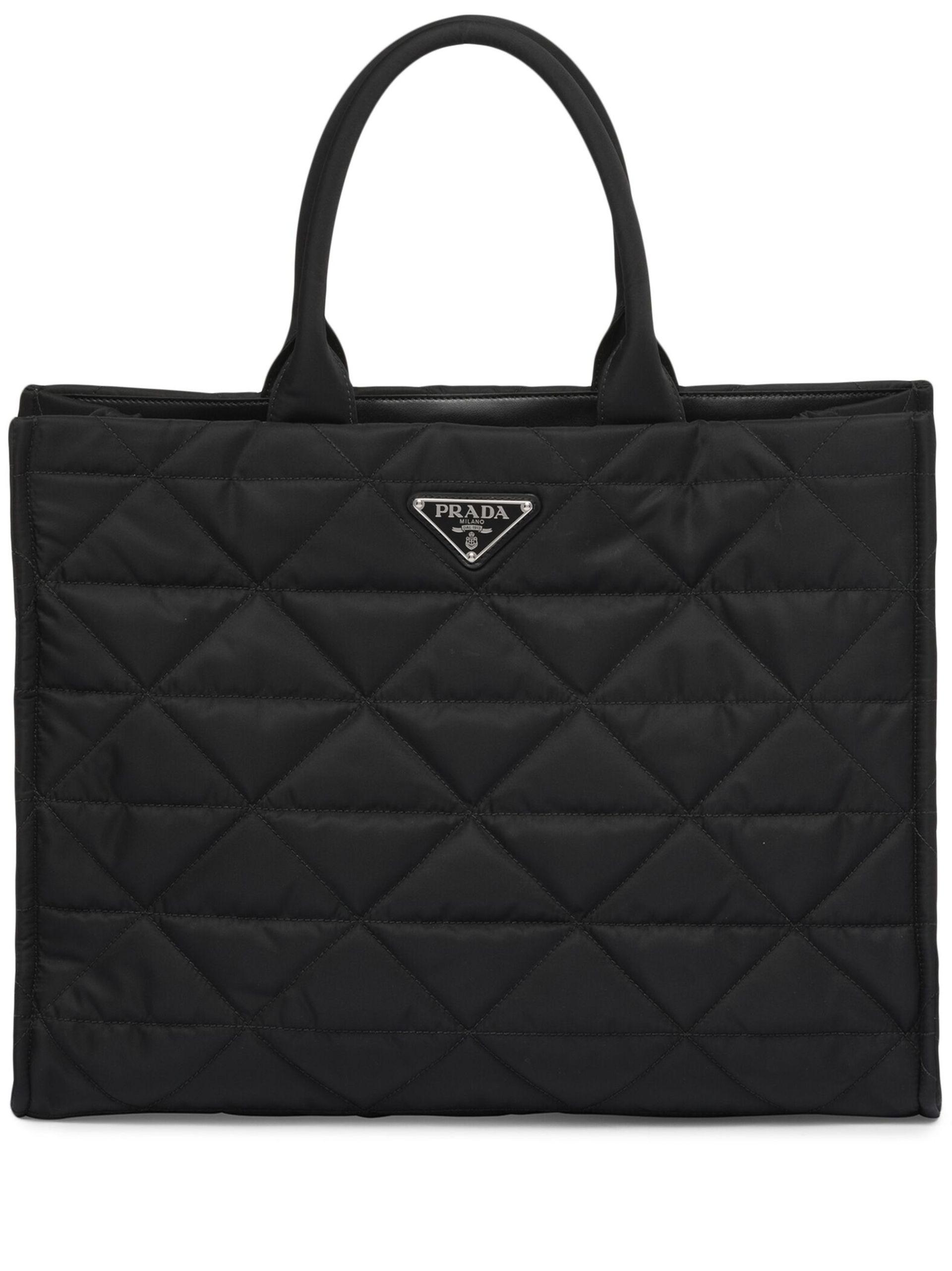 Prada Re nylon Tote Bag Men s Recycled Nylon calf Leather in