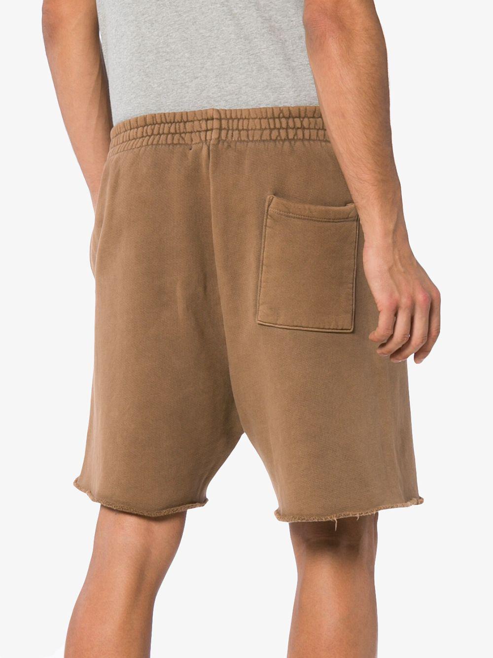 sweat shorts with yeezys