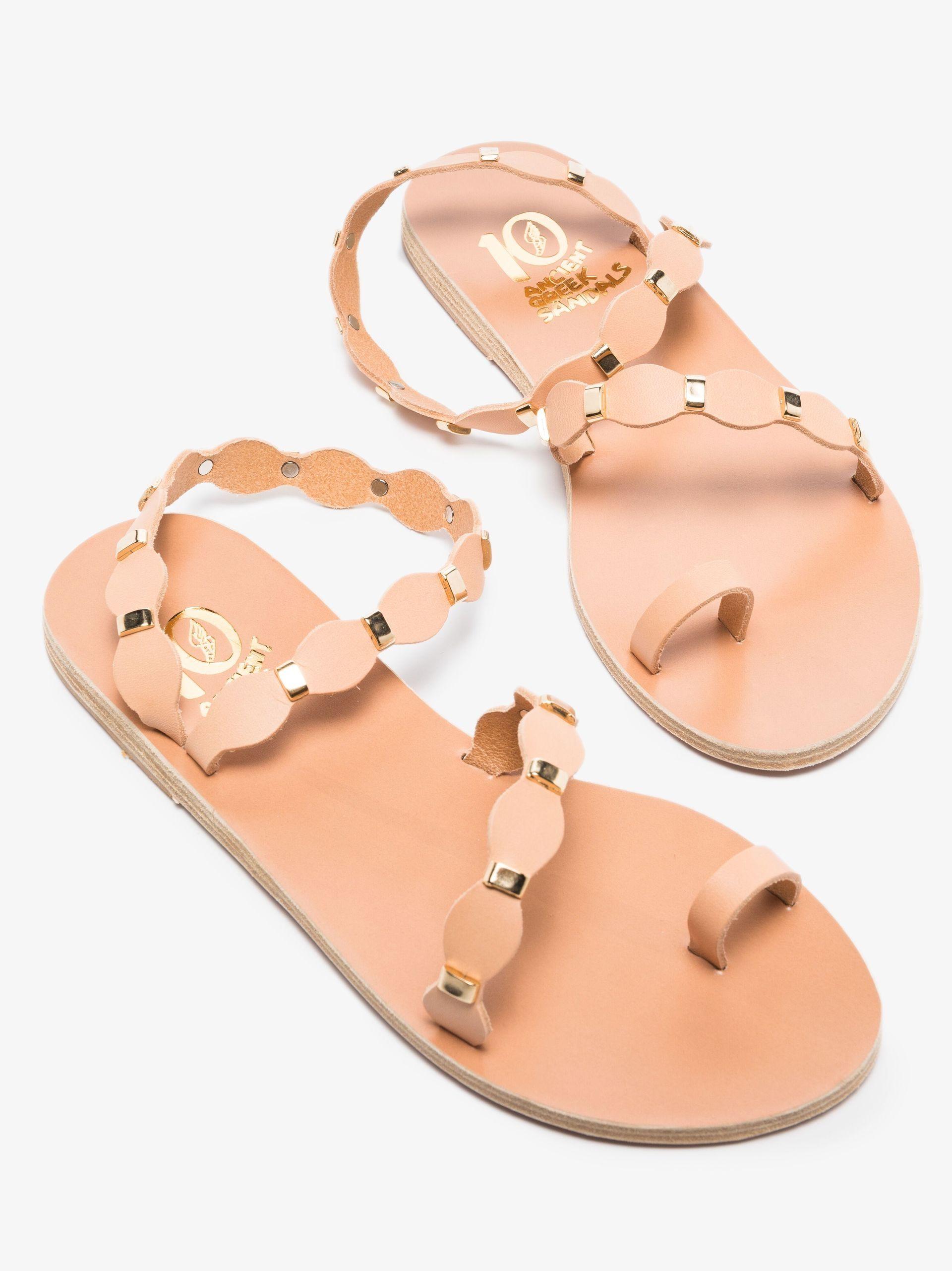 Ancient Greek Sandals Neutral 10 Years Dame D'auxerre Leather Sandals -  Women's - Leather/rubber in Pink | Lyst