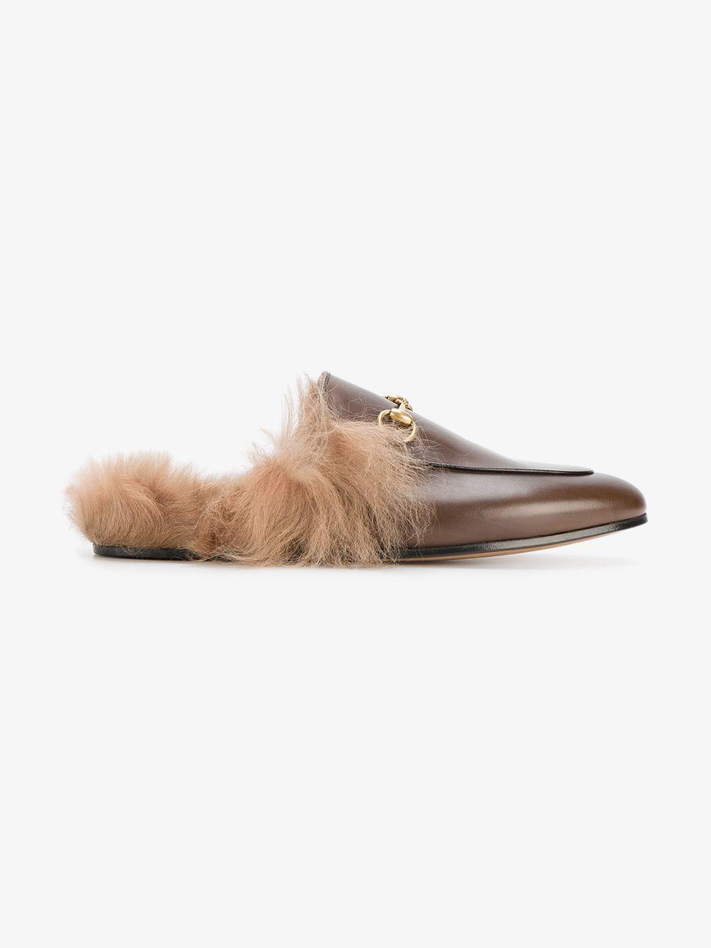 princetown fur lined mule