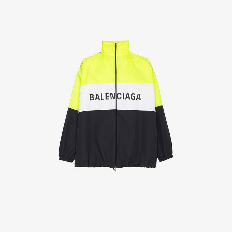 Balenciaga Logo Zip Up Track Jacket for Men | Lyst