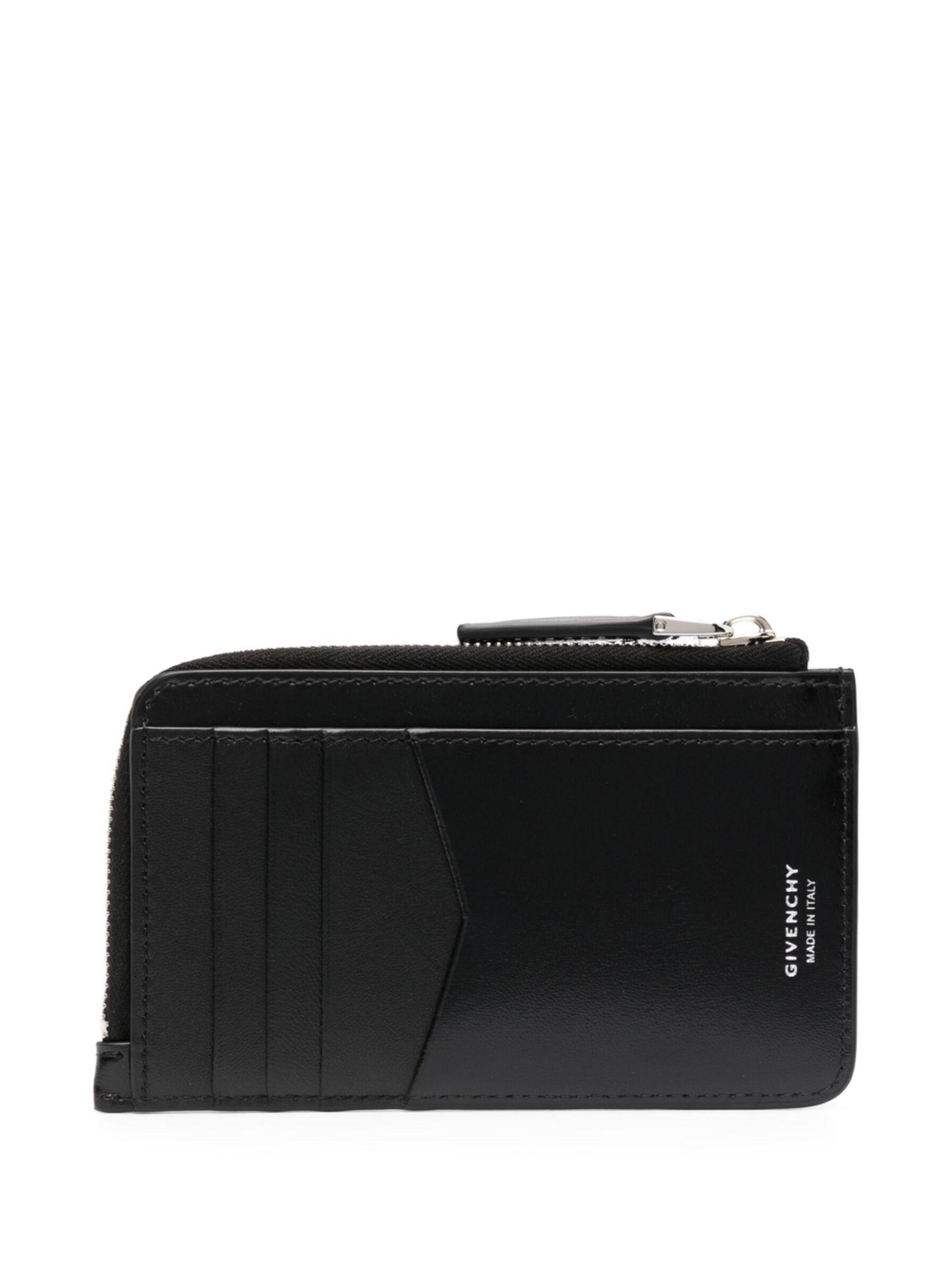 Givenchy Antigona Zipped Leather Wallet in Black | Lyst