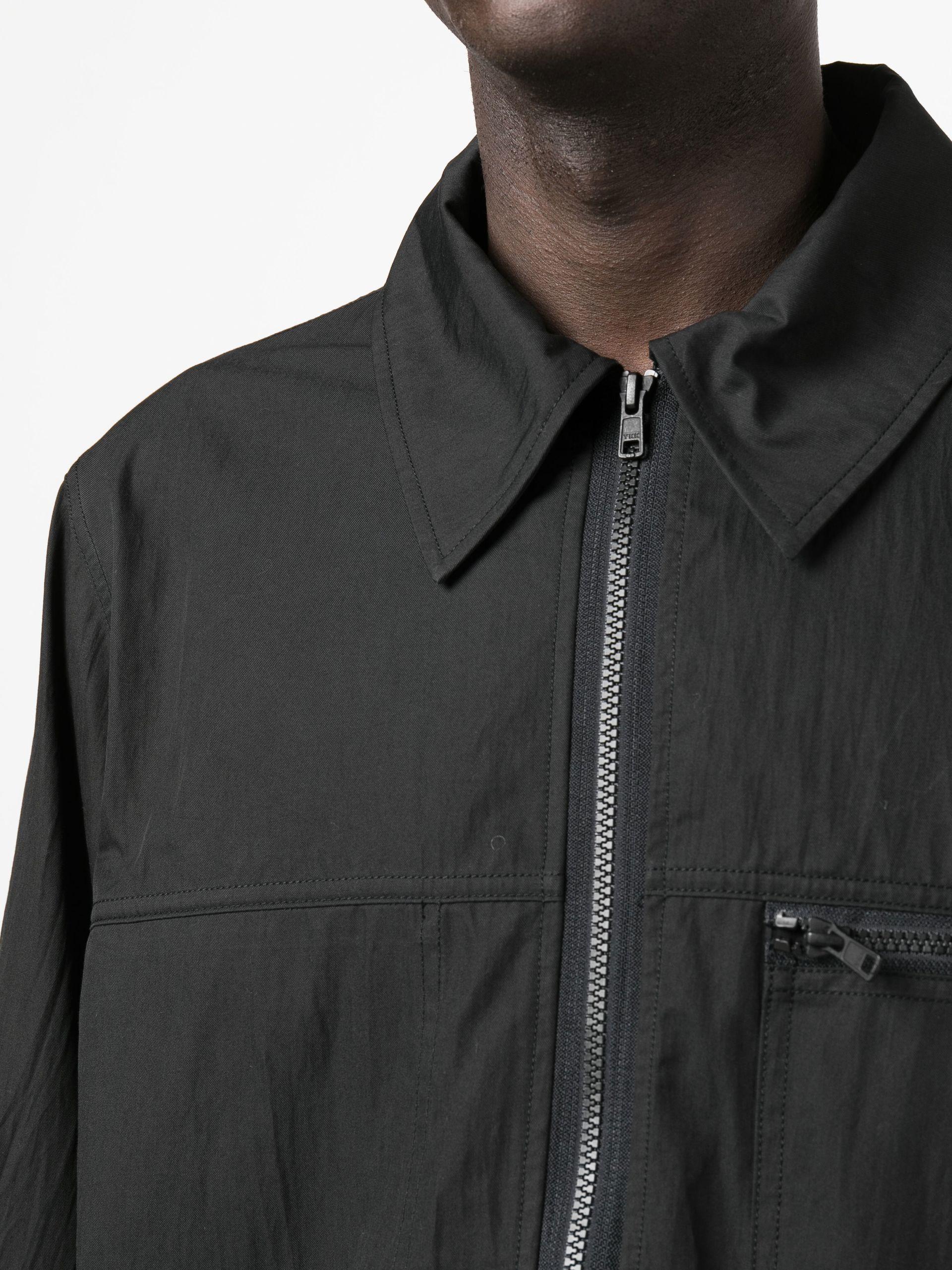 Studio Nicholson Zip-up Shirt Jacket in Black for Men | Lyst