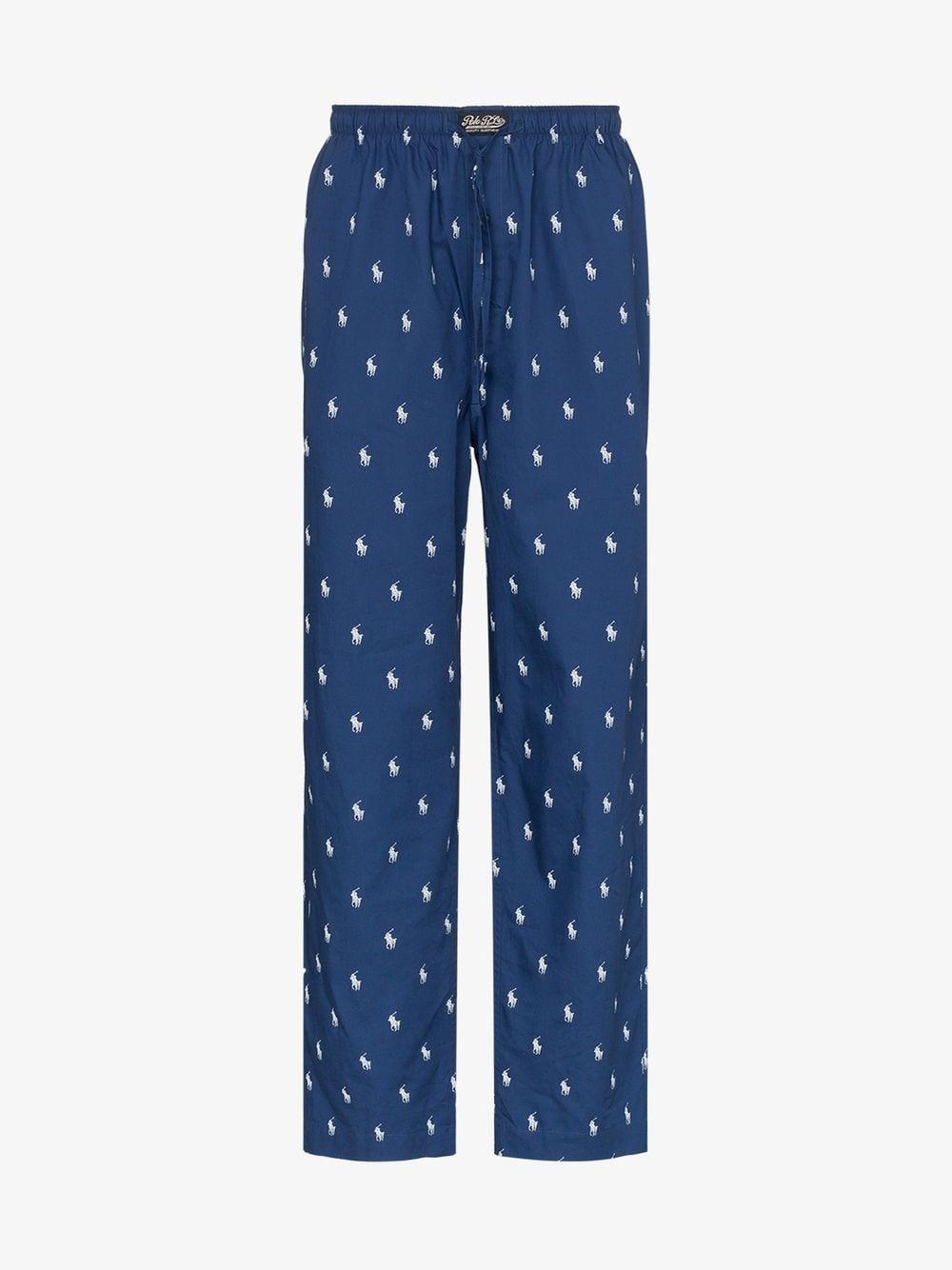 ralph lauren trousers with logo all over