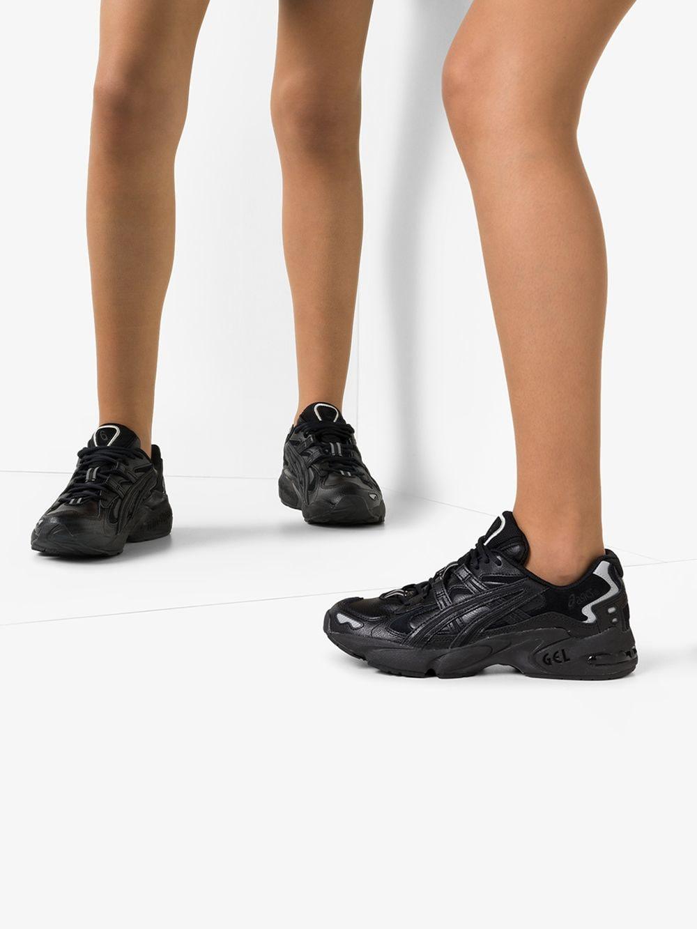 Asics Gel Kayano 5 Og Leather Sneakers In Black Lyst Asics Gel Kayano 5 Og Leather Sneakers In Black Lyst