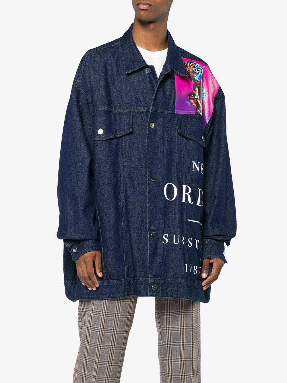 raf simons new order jacket