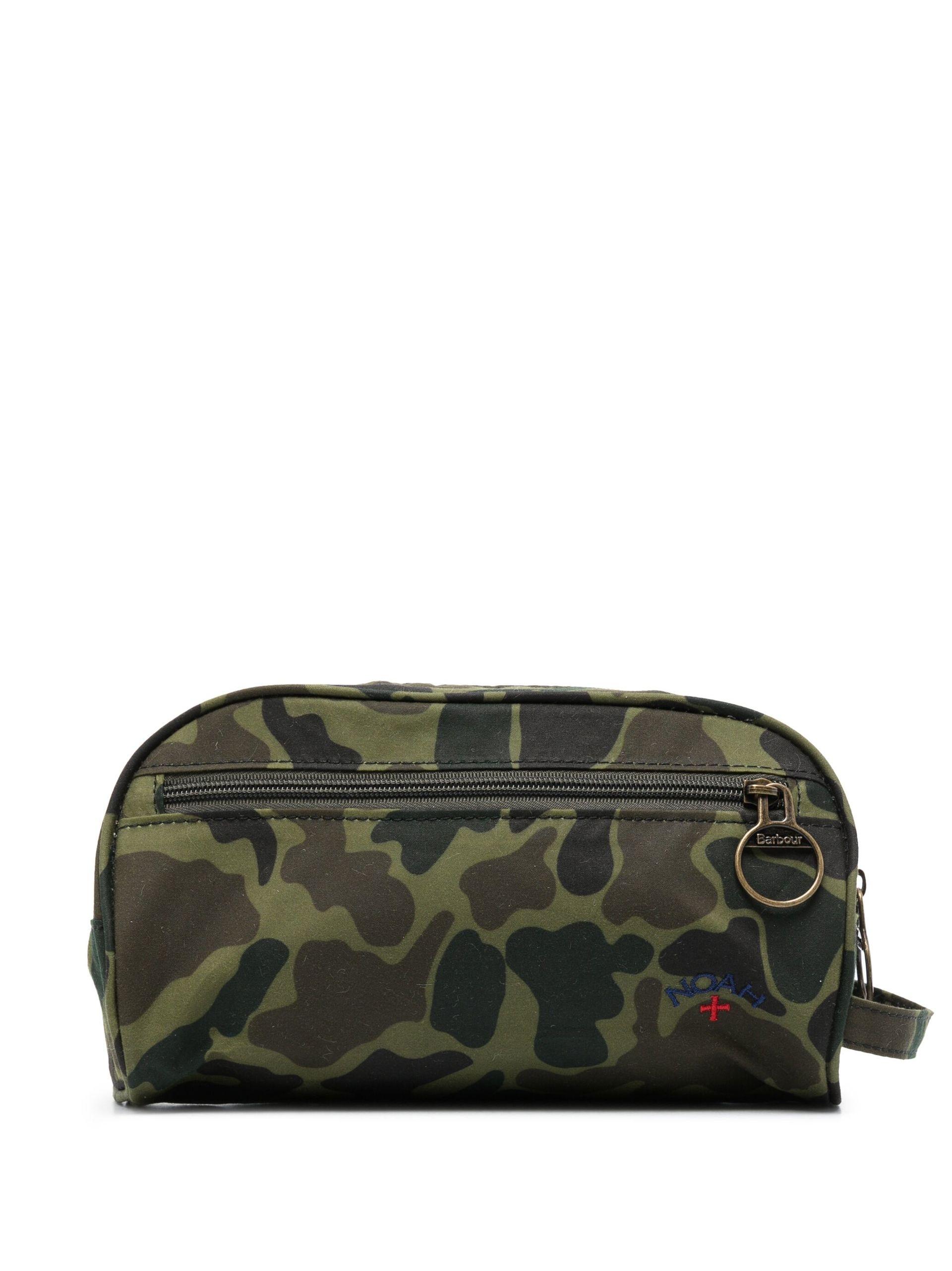 Barbour X Noah Camouflage Wash Bag in Green for Men | Lyst