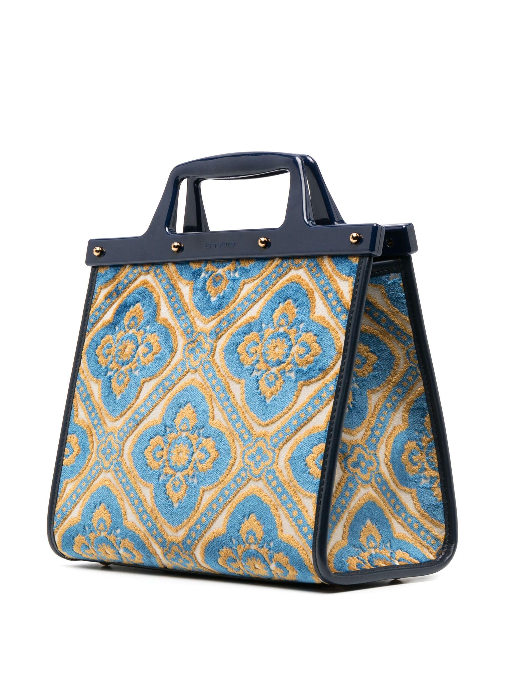 Love Trotter Medium Jacquard Tote Bag in Multicoloured - Etro