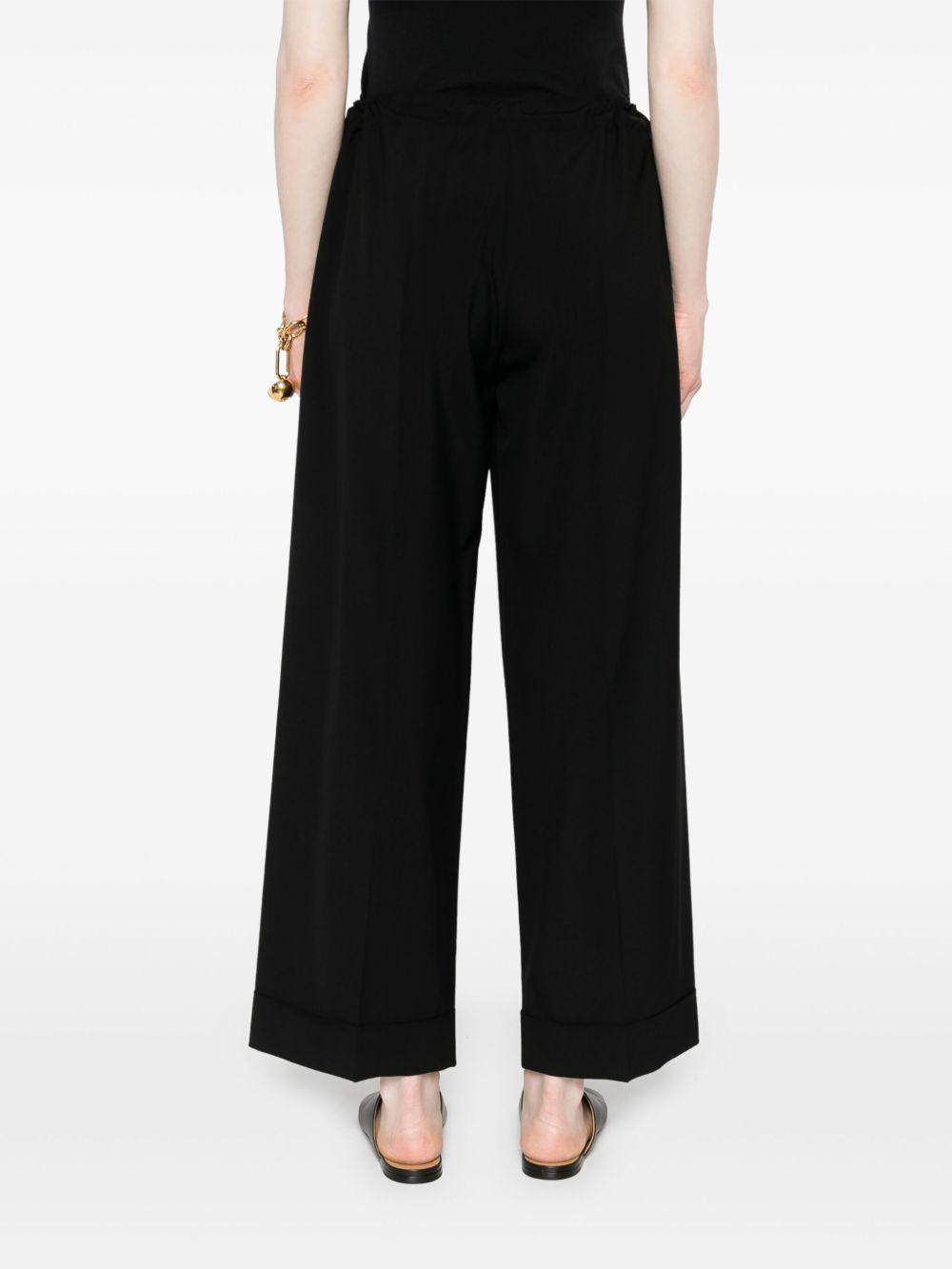 パンツ THE ROW YAJI TROUSERS IN WOOL Yaji wool straight pants in black - The Row | Mytheresa