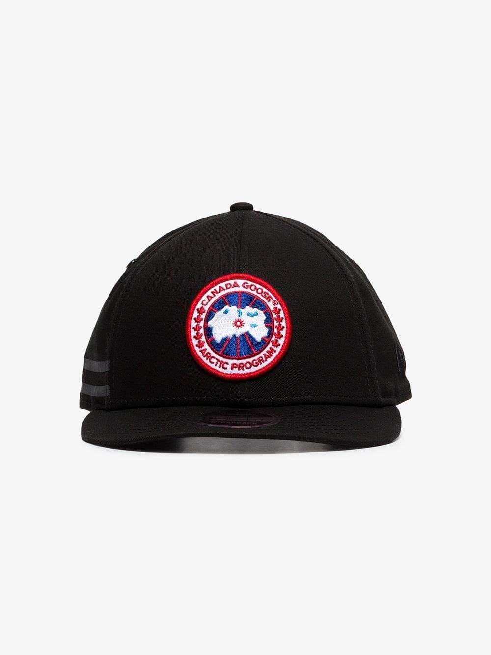 Canada Goose Logo Patch Baseball Cap in Black/Black (Black) for Men - Lyst