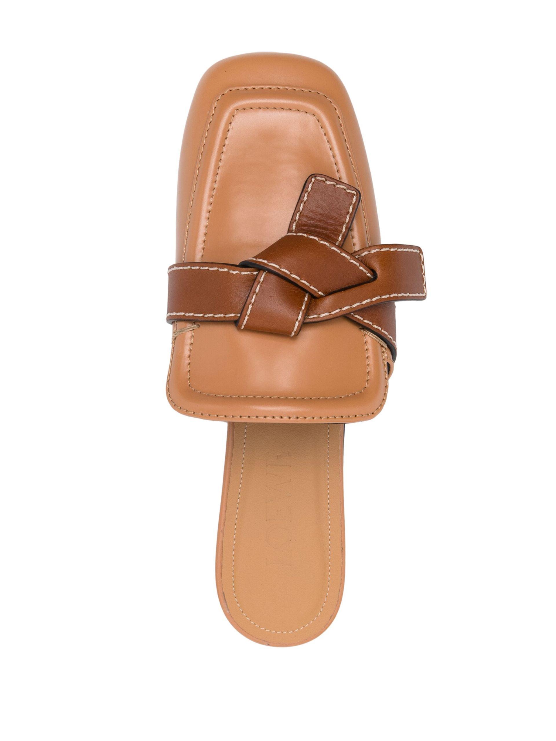 Loewe Gate Mules in Brown | Lyst