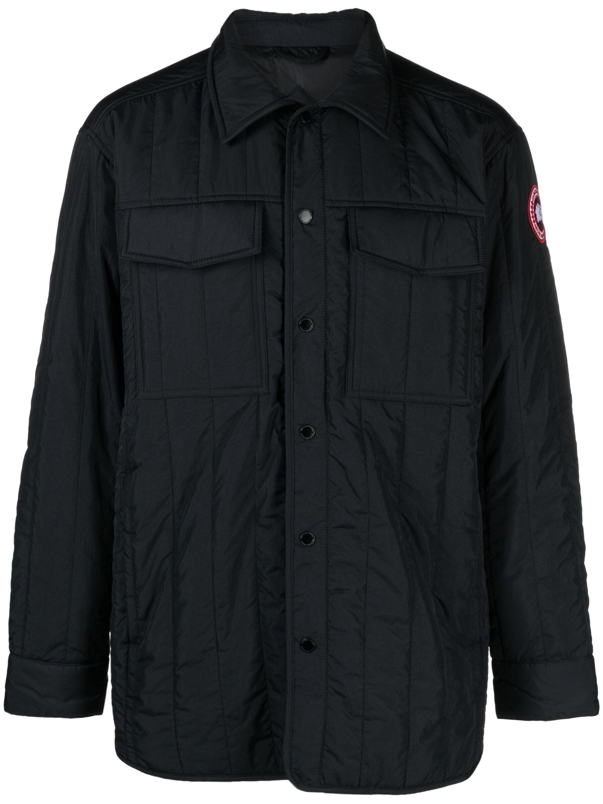 Canada Goose Carlyle Quilted Shirt Jacket - Men's - Polyamide/lyocell in  Black for Men | Lyst