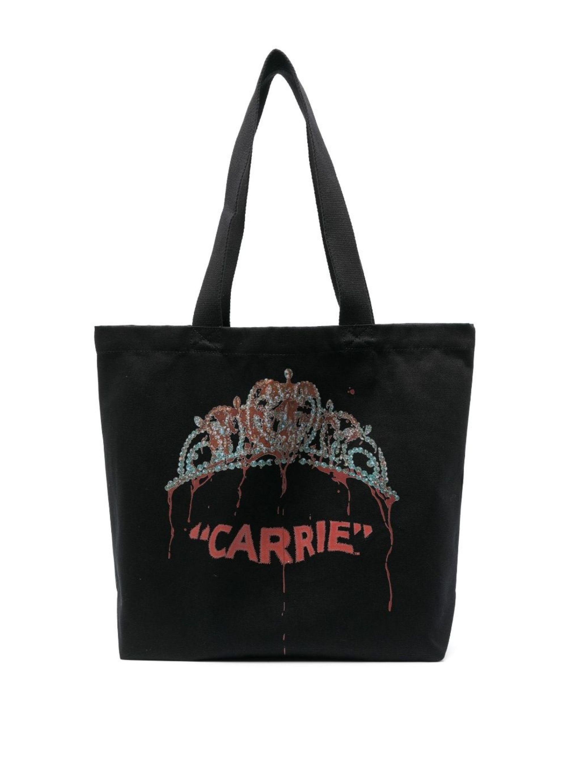 JW Anderson Carrie Tote Bag Unisex Cotton/calf Leather (top Grain